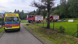 Zdjęcie z interwencji OSP Baligród