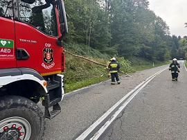 Zdjęcie z interwencji OSP Baligród