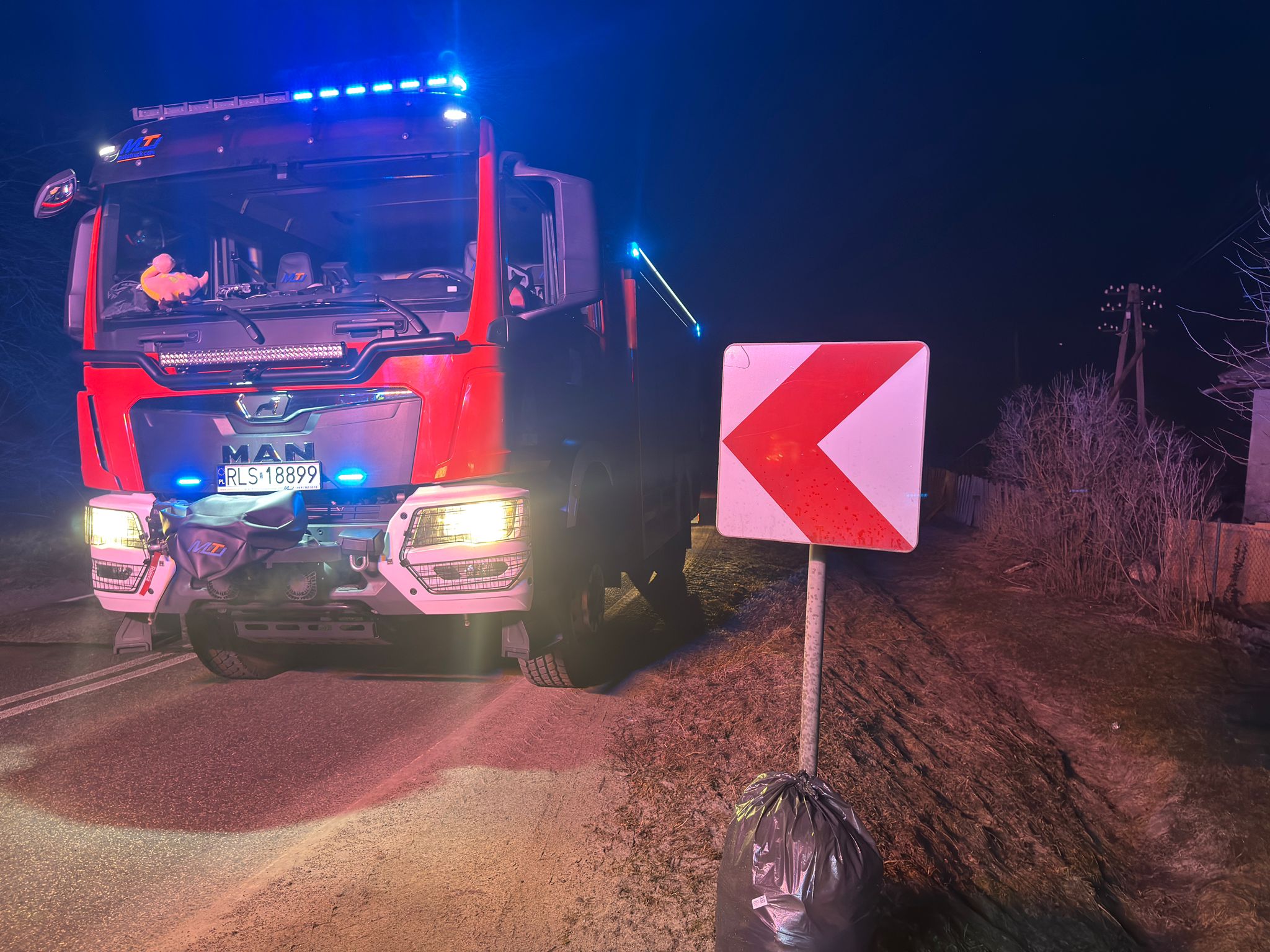 Zdjęcie z interwencji OSP Baligród