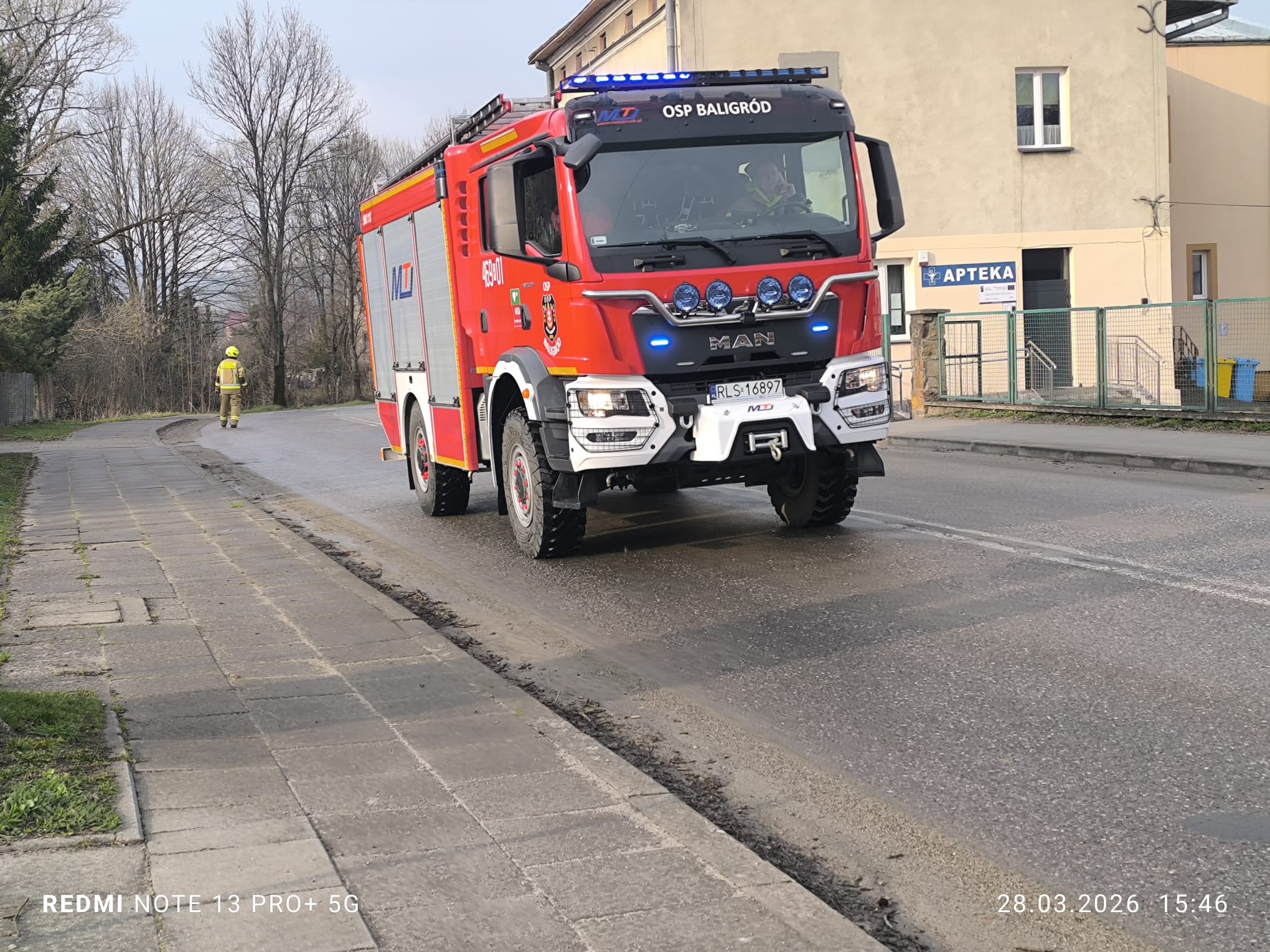 Zdjęcie z interwencji OSP Baligród